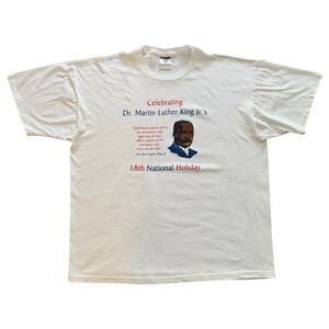 Vintage 90s Martin Luther King T Shirt MLK Dream 2XL Jerzees Tag